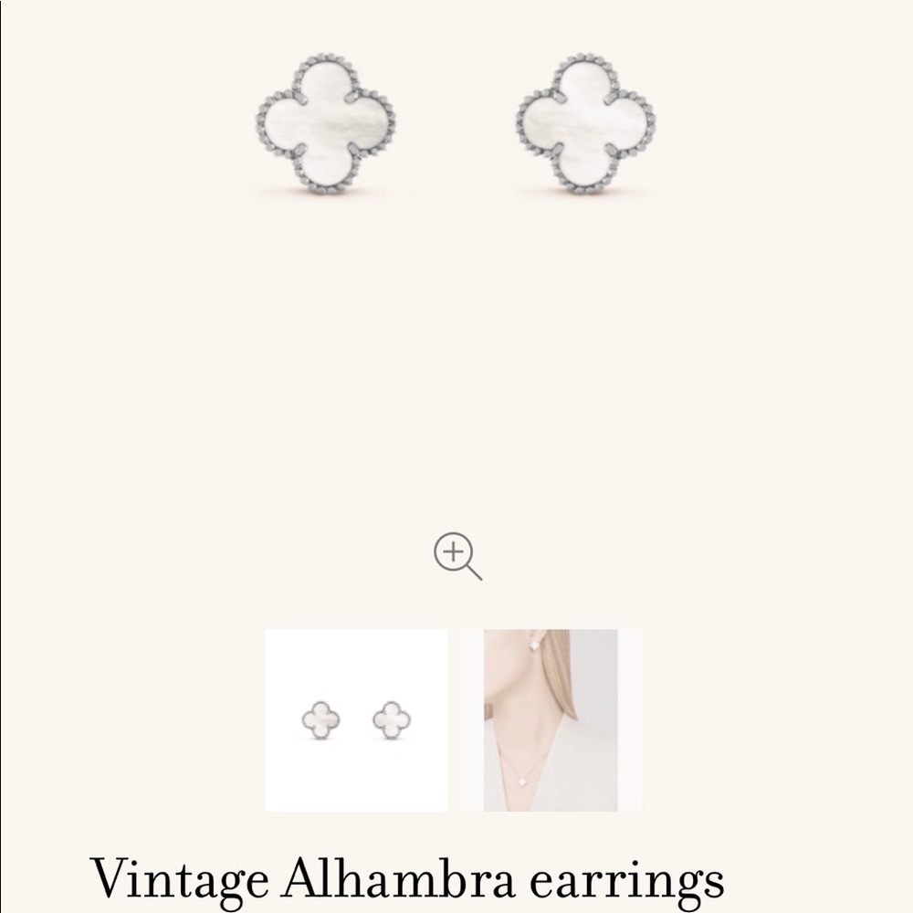 ❌SOLD❌ VCA MoP vintage Alhambra earrings